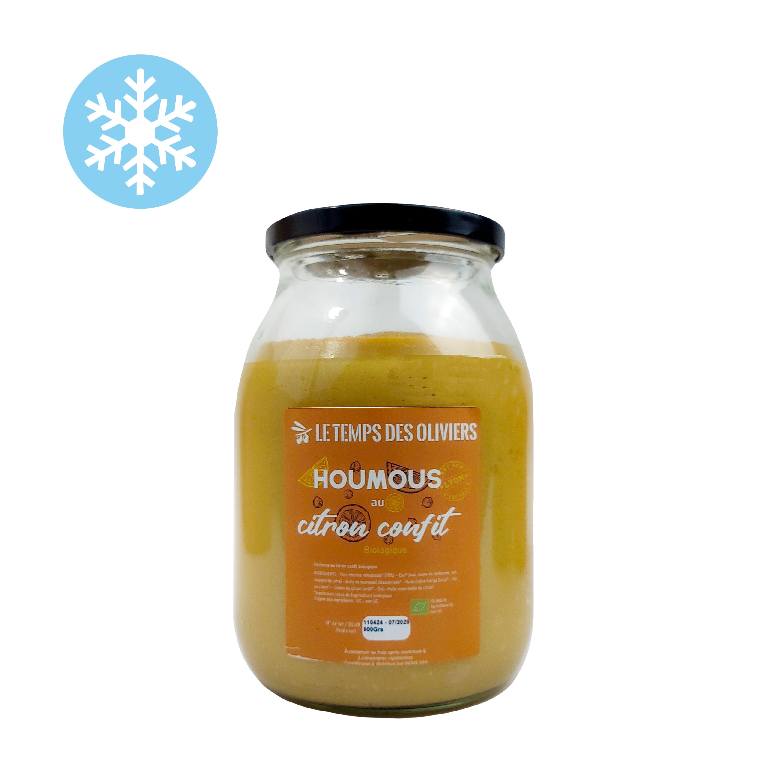 Bocal 1.5 Kg - Houmous au citron confit bio (lot de 2)