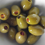 Charger l&#39;image dans la galerie, Bocal 275g - Olives vertes farcies poivrons bio (lot de 12)
